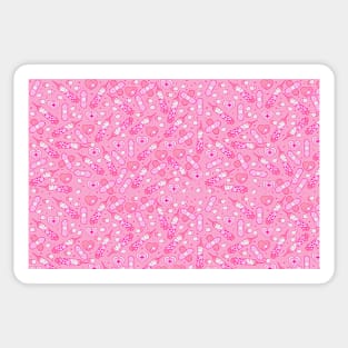 Medical Menhera on Bright Pink Sticker